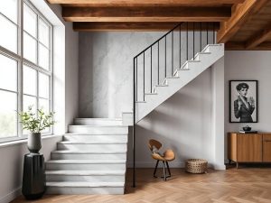 6 idées pour habiller un escalier béton !