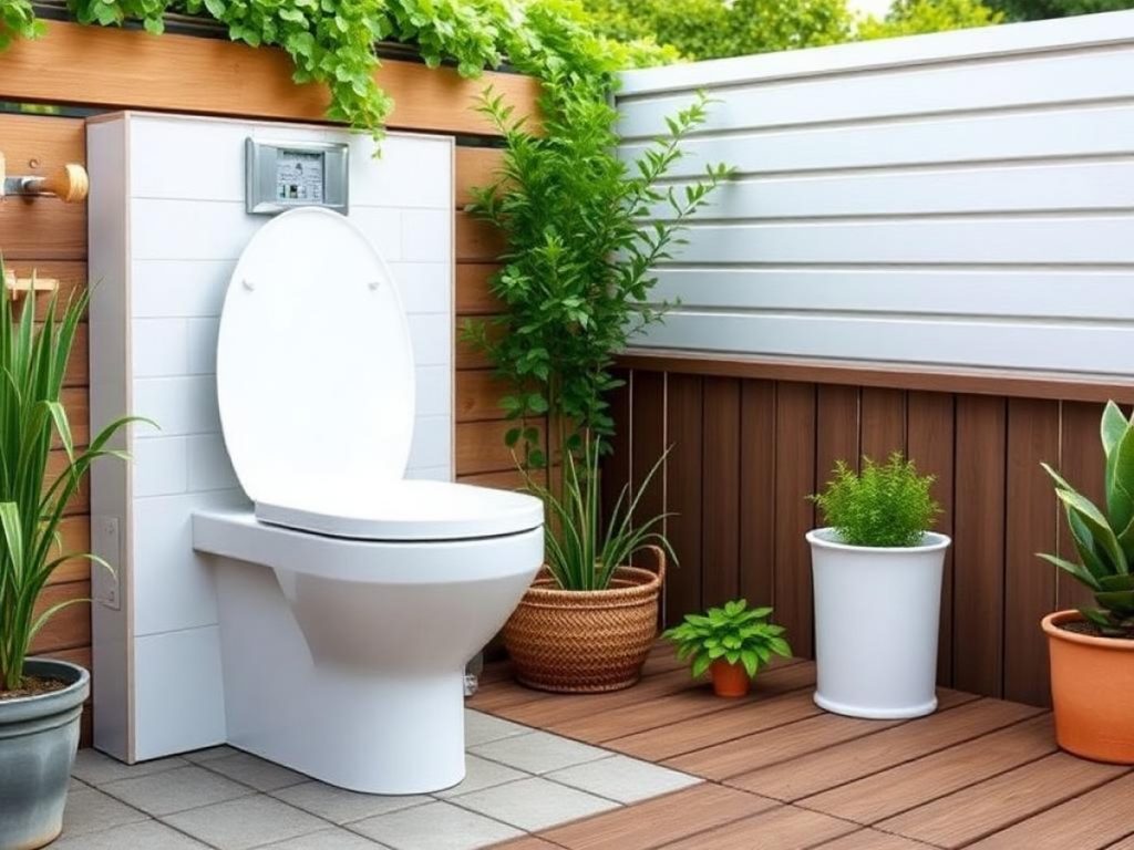 A-t-on le droit d'installer des toilettes sèches dans son jardin ?