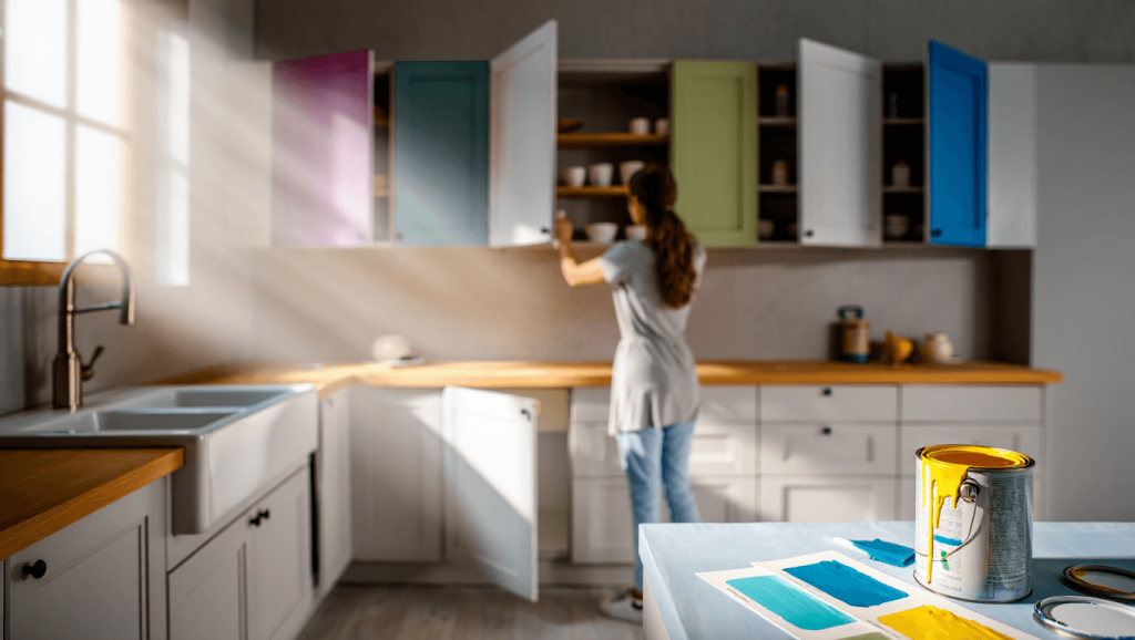 Peinture et mobilier de cuisine : quelles sont les couleurs tendance ?