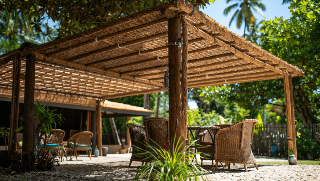 pergola fibre coco