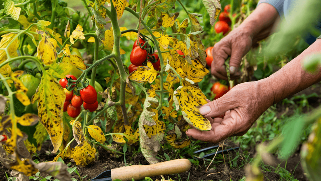 maladie de la tomate photo