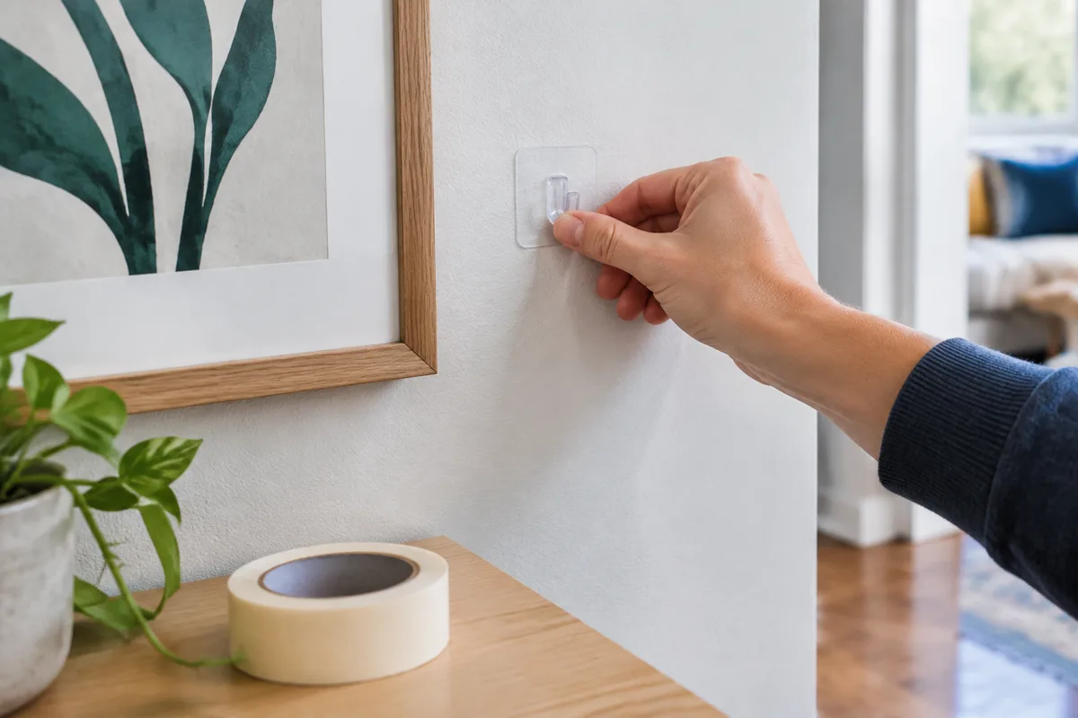 Six astuces pour accrocher la déco sans percer le mur